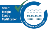 Smart Freight Centre Certification, in accordance with ISO 14083